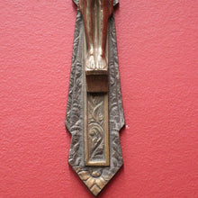 Load image into Gallery viewer, x SOLD Antique French Brass Wall Hanging Crucifix, Christ on the Cross, Home Worship. B11612