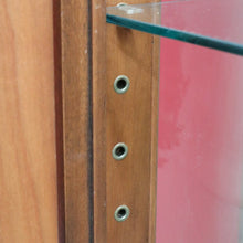 Load image into Gallery viewer, Vintage French Louis XV Style Walnut Vitrine Display Cabinet with Curved Glass. B13117