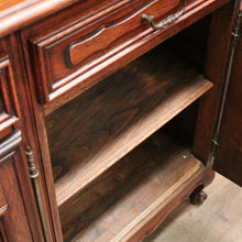 Load image into Gallery viewer, x SOLD Antique French Oak Three Drawer, Three Door Sideboard with Parquetry Top. B12429