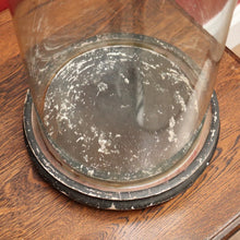 Load image into Gallery viewer, x SOLD Antique French Glass Dome on a Timber Base, Taxidermy or Clock Display Dome. B11737