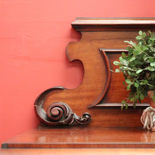 Load image into Gallery viewer, Antique English Mahogany Twin Pedestal Sideboard with Single Drawer and Backboard. B12432