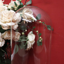 Load image into Gallery viewer, x SOLD Antique French Glass Dome on a Timber Base, Taxidermy or Clock Display Dome. B11738