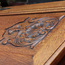 Load image into Gallery viewer, x SOLD Antique French Writing Bureau with Shaped Drawer Fronts Brass Handles Internal Drawers and Scroll Feet. B12738