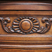 Load image into Gallery viewer, x SOLD Antique French Writing Bureau with Shaped Drawer Fronts Brass Handles Internal Drawers and Scroll Feet. B12738