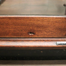 Load image into Gallery viewer, x SOLD Antique Australian Maple Mirror Back Museum Specimen Cabinet or Display Cupboard with Glass Shelves. B12434