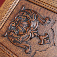 Load image into Gallery viewer, x SOLD Antique French Writing Bureau with Shaped Drawer Fronts Brass Handles Internal Drawers and Scroll Feet. B12738