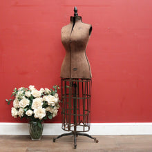 Load image into Gallery viewer, x SOLD Antique Hall-Borcher, Dress Form Co. New York, Chicago. Paris Dressmakers Mannequin. B12425