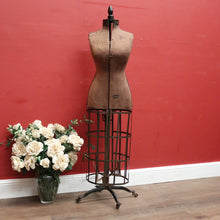 Load image into Gallery viewer, x SOLD Antique Hall-Borcher, Dress Form Co. New York, Chicago. Paris Dressmakers Mannequin. B12425