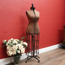 Load image into Gallery viewer, x SOLD Antique Hall-Borcher, Dress Form Co. New York, Chicago. Paris Dressmakers Mannequin. B12425
