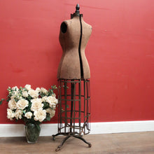 Load image into Gallery viewer, x SOLD Antique Hall-Borcher, Dress Form Co. New York, Chicago. Paris Dressmakers Mannequin. B12425