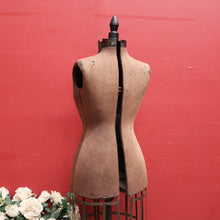 Load image into Gallery viewer, x SOLD Antique Hall-Borcher, Dress Form Co. New York, Chicago. Paris Dressmakers Mannequin. B12425