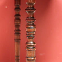 Load image into Gallery viewer, x SOLD Antique English Mahogany Lamp Table or Side Table, Wine Table with turned supports. B12441