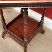Load image into Gallery viewer, x SOLD Antique English Mahogany Lamp Table or Side Table, Wine Table with turned supports. B12441