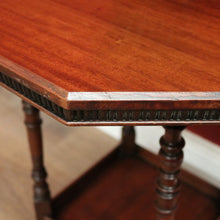 Load image into Gallery viewer, x SOLD Antique English Mahogany Lamp Table or Side Table, Wine Table with turned supports. B12441