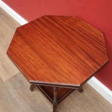 Load image into Gallery viewer, x SOLD Antique English Mahogany Lamp Table or Side Table, Wine Table with turned supports. B12441