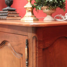Load image into Gallery viewer, x SOLD Antique French Cherry Wood Low Four Door Sideboard Cabinet TV Unit. B12427