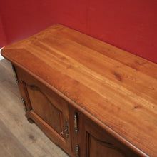 Load image into Gallery viewer, x SOLD Antique French Cherry Wood Low Four Door Sideboard Cabinet TV Unit. B12427