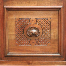 Load image into Gallery viewer, x SOLD Antique French Walnut Two Door Bookcase or China Cabinet. Four Shelves. B12428