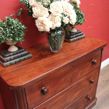 Load image into Gallery viewer, x SOLD Antique Australian Cedar Chest of Drawers - Three Graduating Drawer Cupboard. B12437