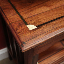 Load image into Gallery viewer, x SOLD Antique French Mahogany Nest of Four Tables with Ivory and Ebony Inlay. B12426