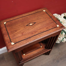 Load image into Gallery viewer, x SOLD Antique French Mahogany Nest of Four Tables with Ivory and Ebony Inlay. B12426