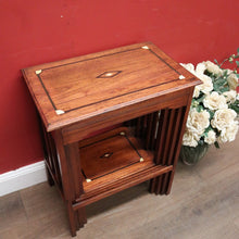 Load image into Gallery viewer, x SOLD Antique French Mahogany Nest of Four Tables with Ivory and Ebony Inlay. B12426