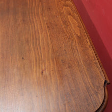 Load image into Gallery viewer, x SOLD Antique French Country Farmhouse Hall Table with Cross Stretcher Base Reeded Legs and Decorative Carved Motif. B12714