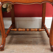 Load image into Gallery viewer, Pair of French Oak Ladder Back Chairs with Rush Seats and Acorn Finials. B12820