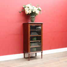 Load image into Gallery viewer, Antique English Mahogany Double Sided Shop Display China Cabinet. B13091