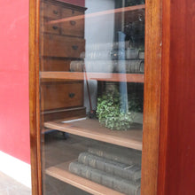 Load image into Gallery viewer, Antique English Mahogany Double Sided Shop Display China Cabinet. B13091