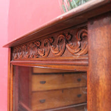 Load image into Gallery viewer, Antique English Mahogany Double Sided Shop Display China Cabinet. B13091
