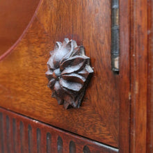 Load image into Gallery viewer, Antique English Mahogany Double Sided Shop Display China Cabinet. B13091