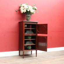 Load image into Gallery viewer, Antique English Mahogany Double Sided Shop Display China Cabinet. B13091