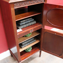 Load image into Gallery viewer, Antique English Mahogany Double Sided Shop Display China Cabinet. B13091