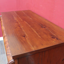 Load image into Gallery viewer, Antique Victorian Flame Mahogany Six Drawer Chest with Secret Drawer. B13108
