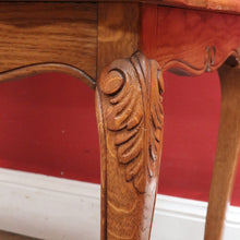 Load image into Gallery viewer, French Oak Coffee Table with Woven Cane Top Glass Cover and Carved Central Medallion. B12861