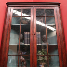 Load image into Gallery viewer, x SOLD Antique Georgian Corner Cabinet, Glass Door to Upper Section. B12445