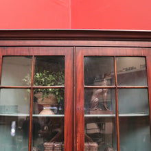 Load image into Gallery viewer, x SOLD Antique Georgian Corner Cabinet, Glass Door to Upper Section. B12445