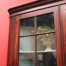 Load image into Gallery viewer, x SOLD Antique Georgian Corner Cabinet, Glass Door to Upper Section. B12445