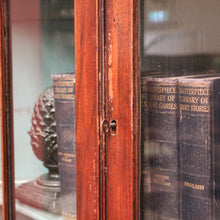 Load image into Gallery viewer, x SOLD Antique Georgian Corner Cabinet, Glass Door to Upper Section. B12445