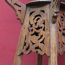 Load image into Gallery viewer, x SOLD Antique French Art Nouveau Plant Stand with Shaped Top Tiered Base and Fretted Cut Out Detail. B12764
