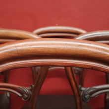 Load image into Gallery viewer, x SOLD Six Dining Chairs or Kitchen Chairs. English, Mahogany and Leather, circa 1870. B12450
