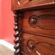 Load image into Gallery viewer, x SOLD Antique Australian Cedar Chest of Drawers, with Graduating Drawers. B12446