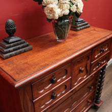 Load image into Gallery viewer, x SOLD Antique Australian Cedar Chest of Drawers, with Graduating Drawers. B12446