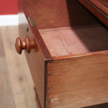 Load image into Gallery viewer, x SOLD Antique Australian Cedar Chest of Drawers or Five Drawer Chest, Graduating Drawers. B12448