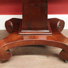 Load image into Gallery viewer, x SOLD Antique Fold Over Tea Table or hall Table, Games or Card Table. Flame Mahogany. B12451