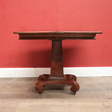 Load image into Gallery viewer, x SOLD Antique Fold Over Tea Table or hall Table, Games or Card Table. Flame Mahogany. B12451