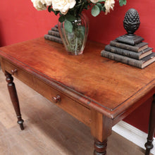 Load image into Gallery viewer, x SOLD Antique Australian Hall Table - Cedar and Blackwood Two Drawer Sofa Table. B12470