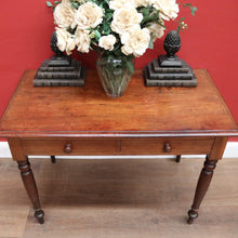 Load image into Gallery viewer, x SOLD Antique Australian Hall Table - Cedar and Blackwood Two Drawer Sofa Table. B12470