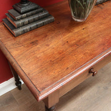 Load image into Gallery viewer, x SOLD Antique Australian Hall Table - Cedar and Blackwood Two Drawer Sofa Table. B12470